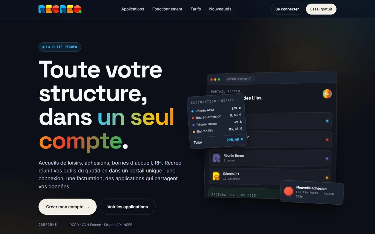 Site Récréo